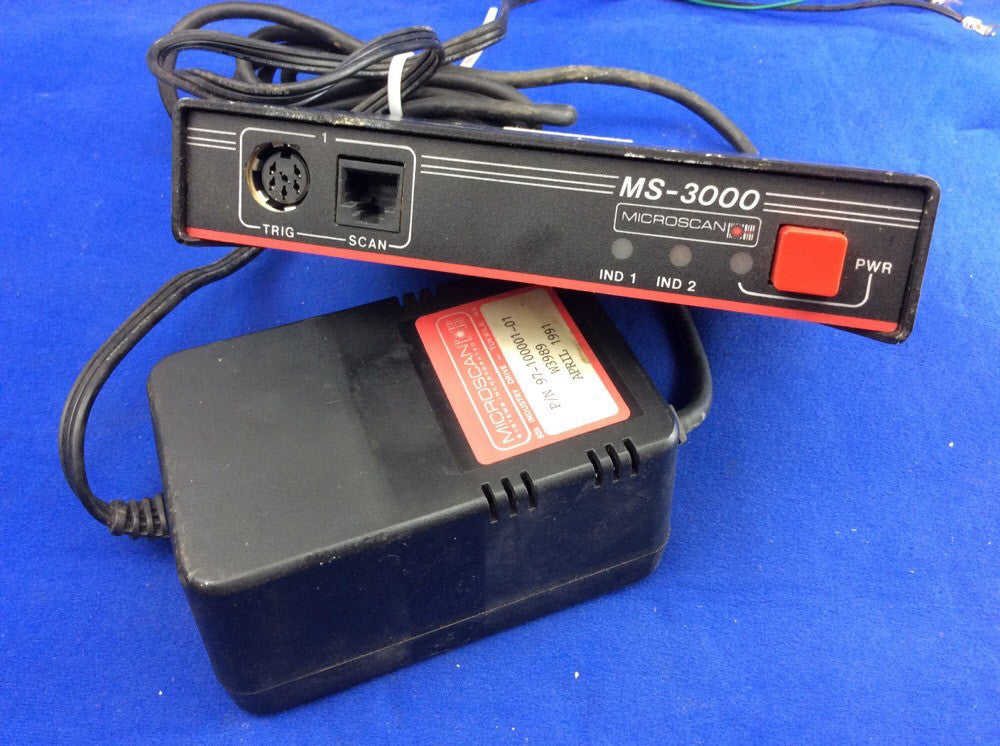 MICROSCAN MS-3000 With POWER SUPPLY P/N 97-100001-01