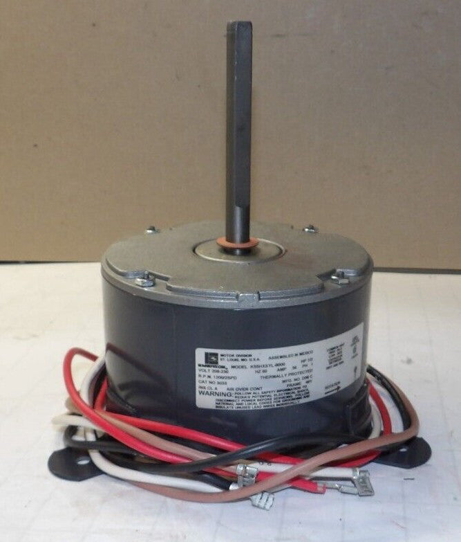 NEW EMERSON 1/2 HP 2 SPEED PSC MOTOR 208-230 VAC 1Ø 1200 RPM CW AO 3033