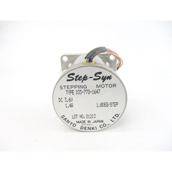 SANYO DENKI 103-770-1647 3.6VDC 1.4A NSNP
