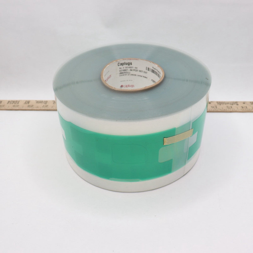 Caplugs Polyester Tape Clear Green PC21-SH Series 800/Roll