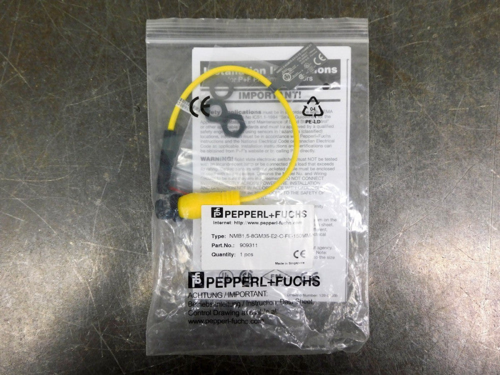 PEPPERL + FUCHS NMB1,5-8GM35-E2-C-FE-150MM-VI Sensor Cord Cable Wire