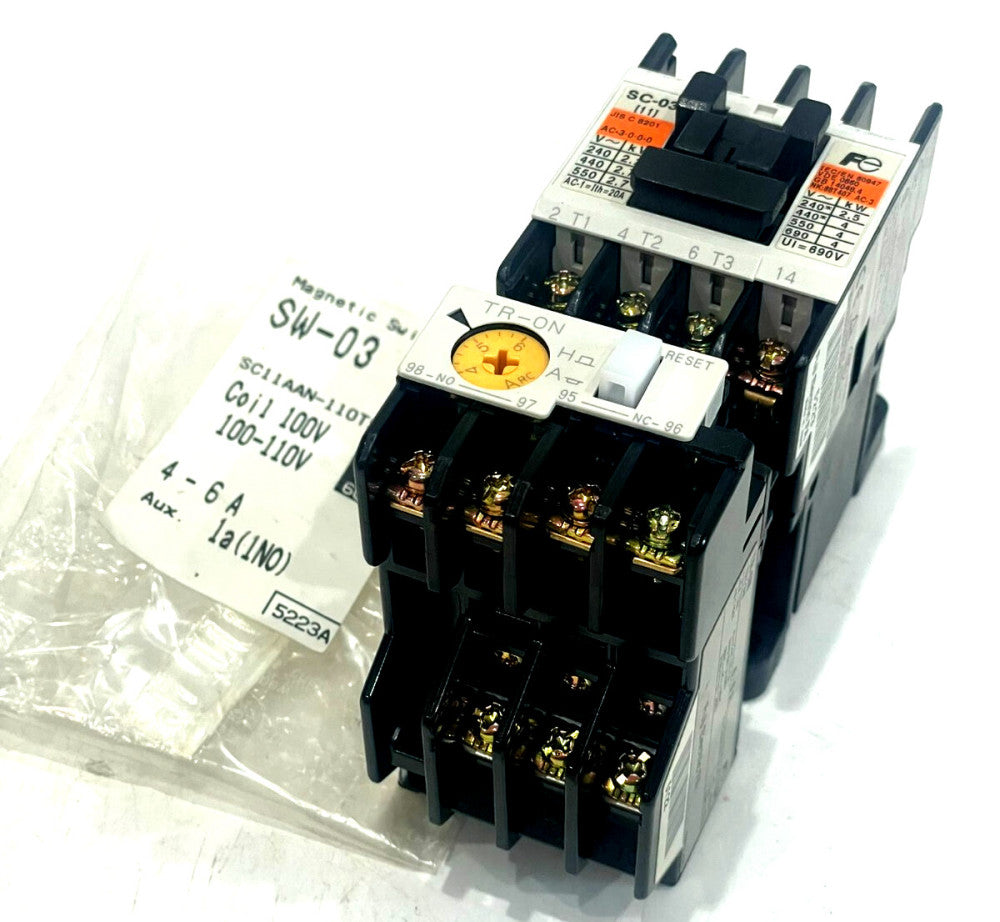 NEW FUJI ELECTRIC SC-03 STARTER SC11AAN-110TS SW03