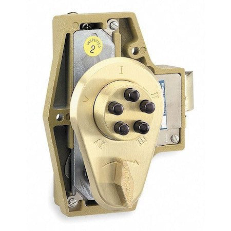 Simplex 922-26D Pushbutton Deadbolt,Satin Chrome
