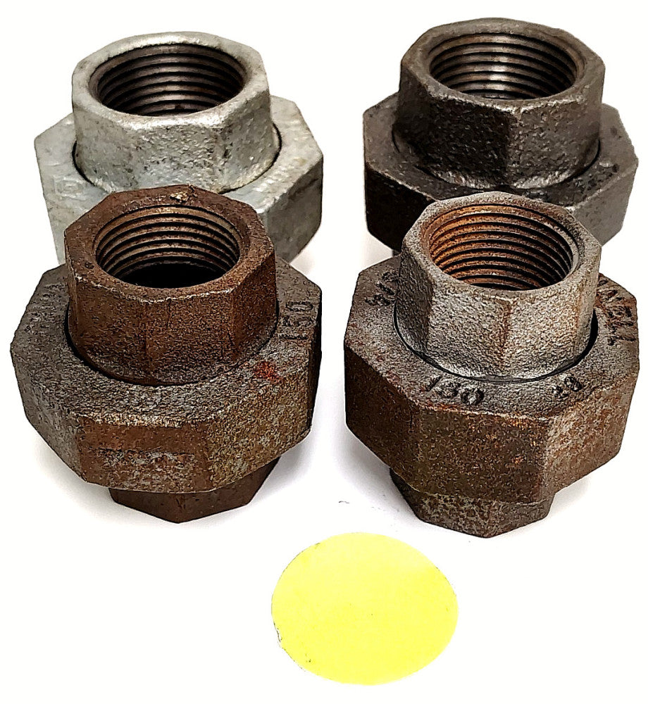 ASSORTED LOT 3/4" & 1" FEMALE UNION FITTINGS ALLOY STEEL ***LOT OF 4***