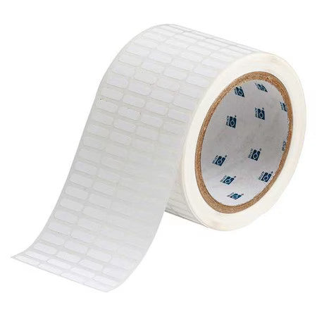 Brady Tht-14-459-10 White Polyester Wire Marker, Tht-14-459-10