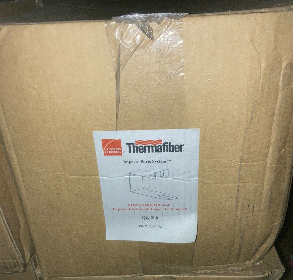 OWENS CORNING THERMAFIBER IMPASSE HORIZONTAL HANGER 4" STANDARD (CASE OF 200)