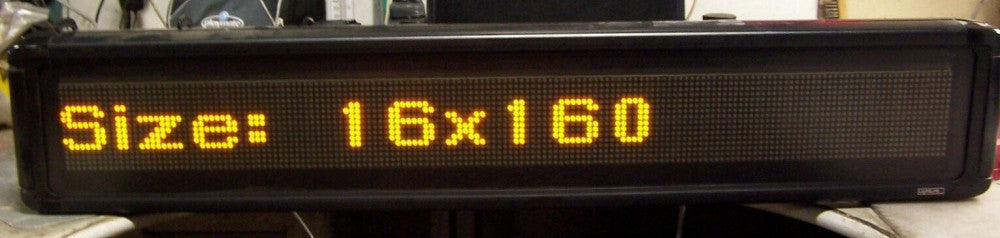 INVOA CFM16.160S-IP LIGHTLINK LED DISPLAY SIGN 16X160 120/240 VAC