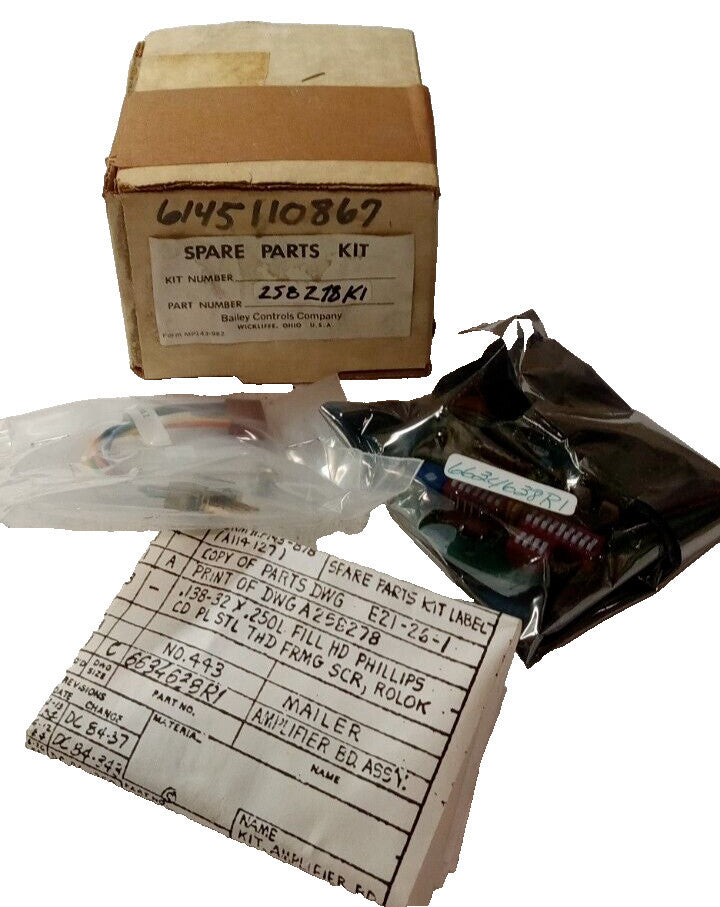 NEW BAILEY CONTROLS PCB CONTROL BOARD KIT # 258278K1 6634638R1