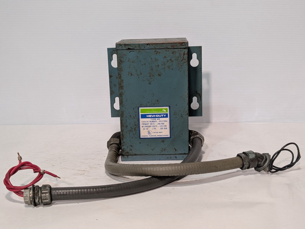 General Signal/GS HS1F500A Hevi-Duty general purpose transformer 240/480x120/240