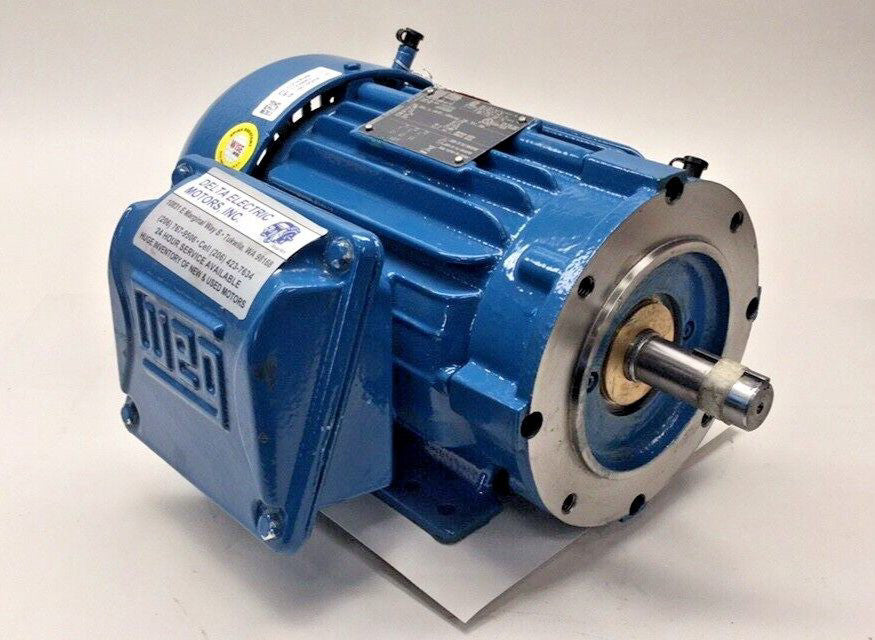 WEG 00218ST3QIE145TC-W22 Used Electric Motor 11432603 3ph 2hp 460V 1750rpm