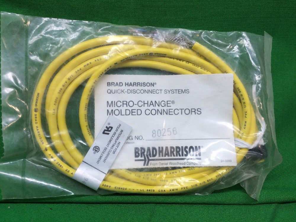 BRAD HARRISON QUICK-DISCONNECT SYSTEMS MIRCO-CHANGE MOLDED CONNECTOR 80256