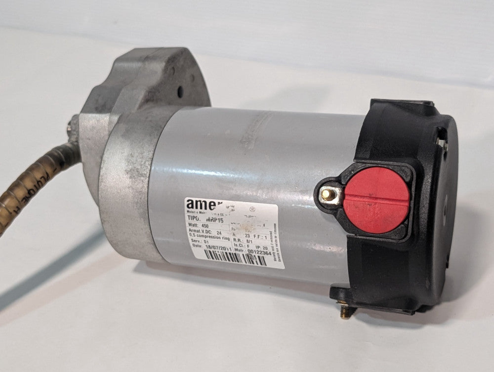 Amer MRP15 Parallel Axis Gear Motor, 155rpm, 450w, 24vdc, for Cleaning Machine
