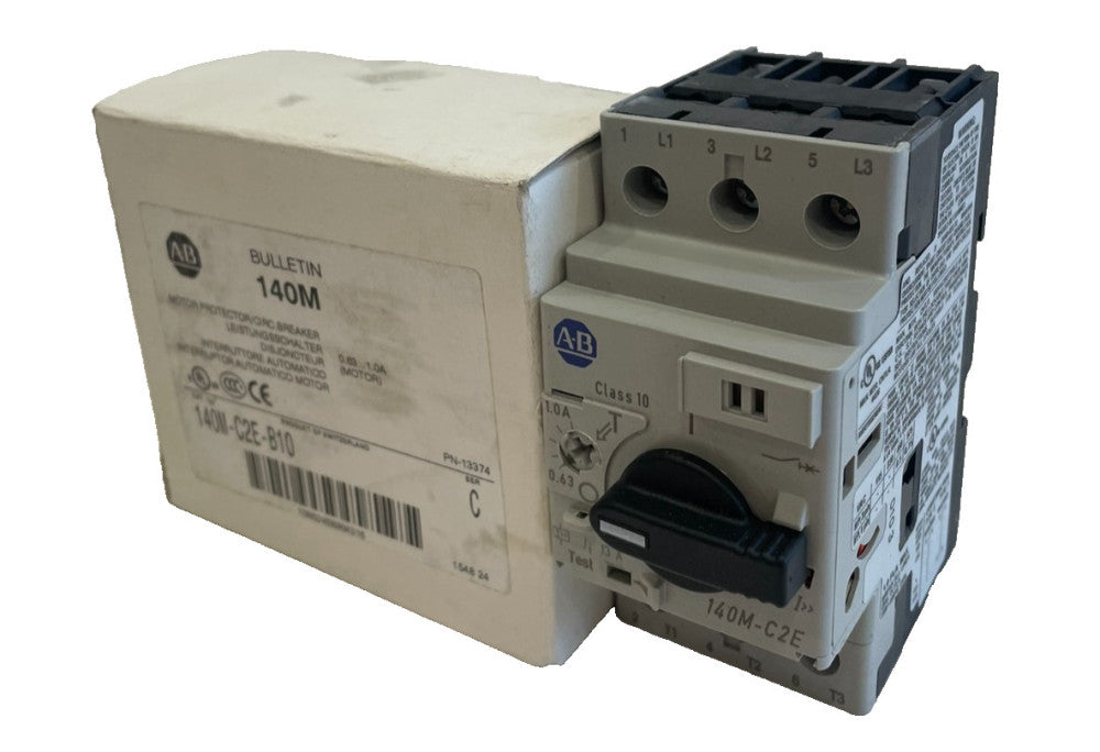 ALLEN BRADLEY 140M-C2E-B10 CIRCUIT BREAKER 140MC2EB10 SER. C NEW , SURPLUS