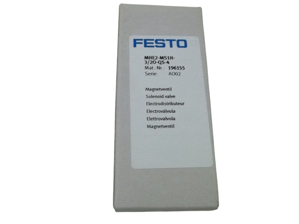 FESTO MHE2-MS1H-3/20-QS-4 SOLENOID VALVE NSMP