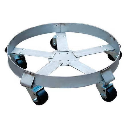 Zoro Select 6Fvh9 Drum Dolly,1100 Lb.,6-1/2 In H,55 Gal.