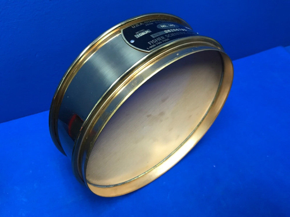 FISHER SCIENTIFIC NO. 140  USA STANDARD TESTING SIEVE 8", 106um, 0.0041"