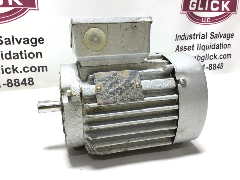 VEM ELECTRIC MOTOR K21R 71 G 6 W/2505  THREE-PHASE .25KW