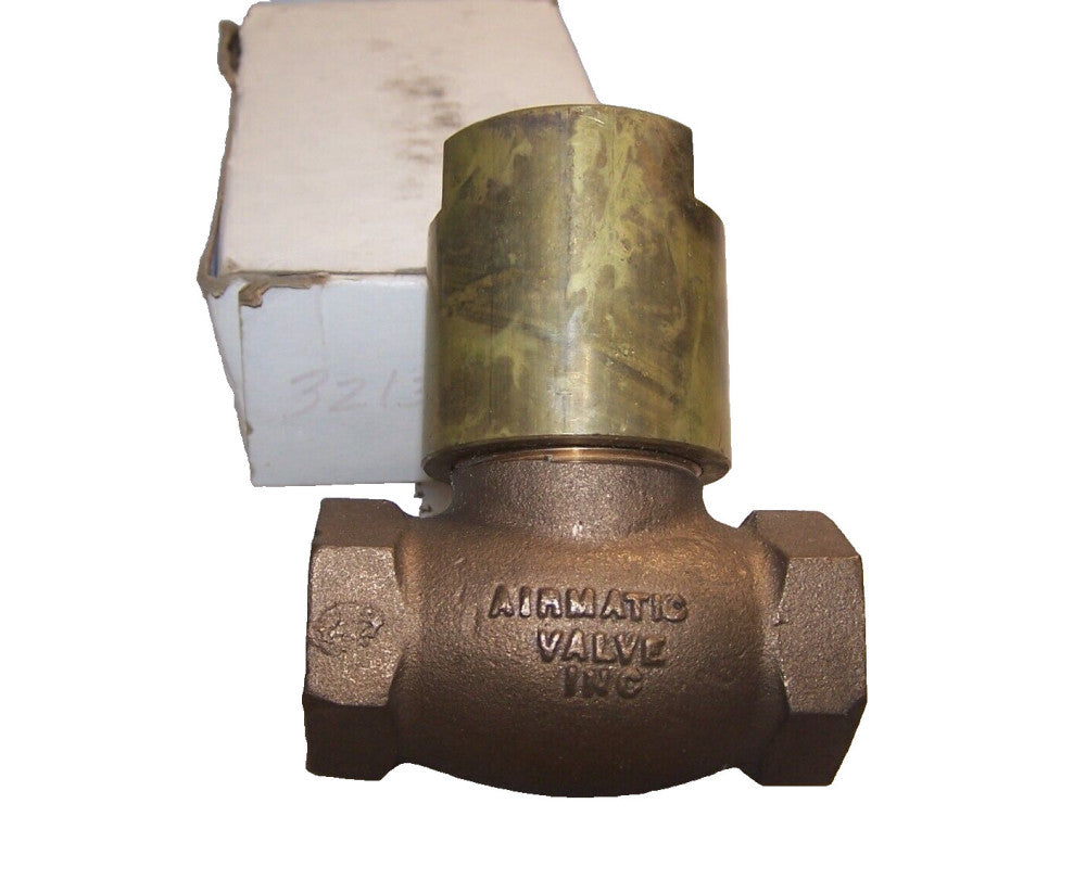 NEW AIRMATIC BRASS 3/4" PORT GAS VALVE 1/4" NPT TOP PORT  32131229