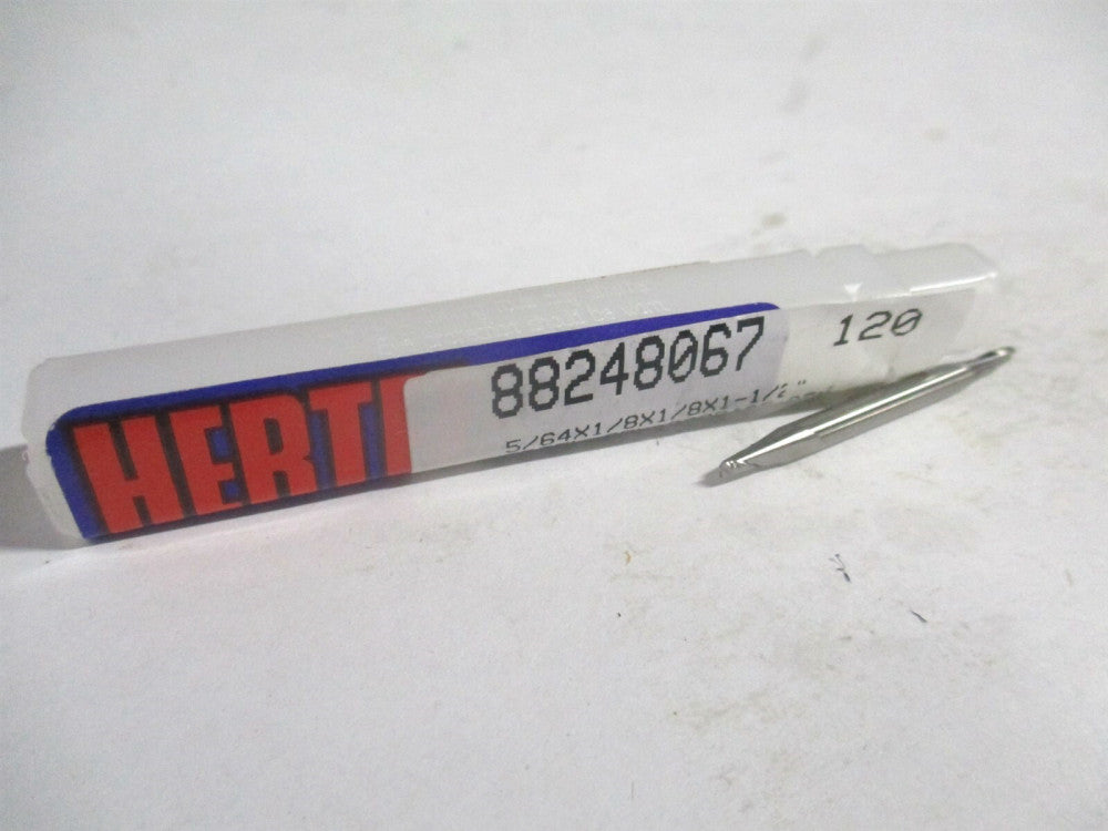 (E5022005) 5/64 x 1/8" x 1/8" x 1-1/2" OAL Solid Carbide 2 Flute Square End Mill