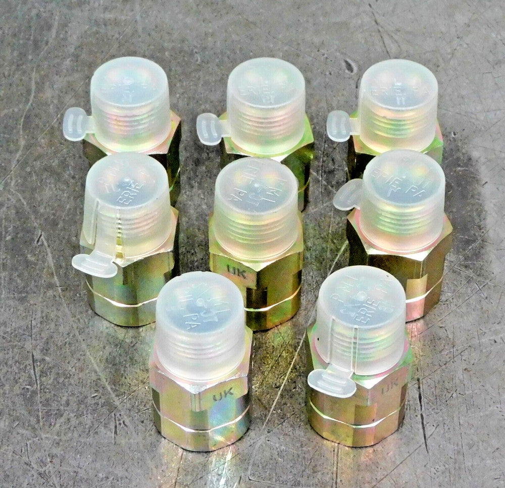 Brennan 7042-08-08 Male-Female Straight Adapter 1/2in-14 NPT  Lot of Eight (8)