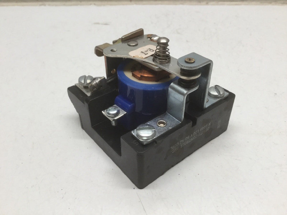 ZENITH Controls K-1049 Relay, 120V 60Hz Coil 