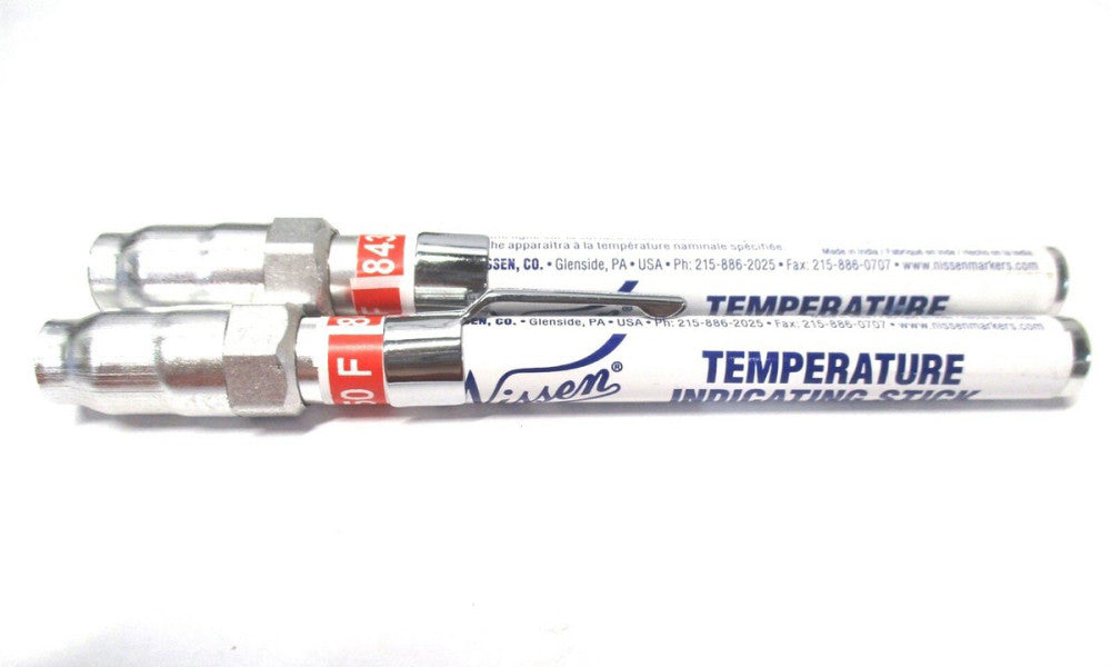 Nissen (91550) 1550° F / 843° C 3/8" Temperature Indicating Stick - 2 QTY