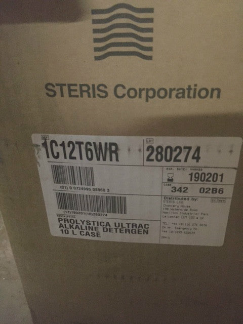 Steris 1C12T6WR Instrument Alkaline Detergent Prolystica Exp 02/19 (NEW)