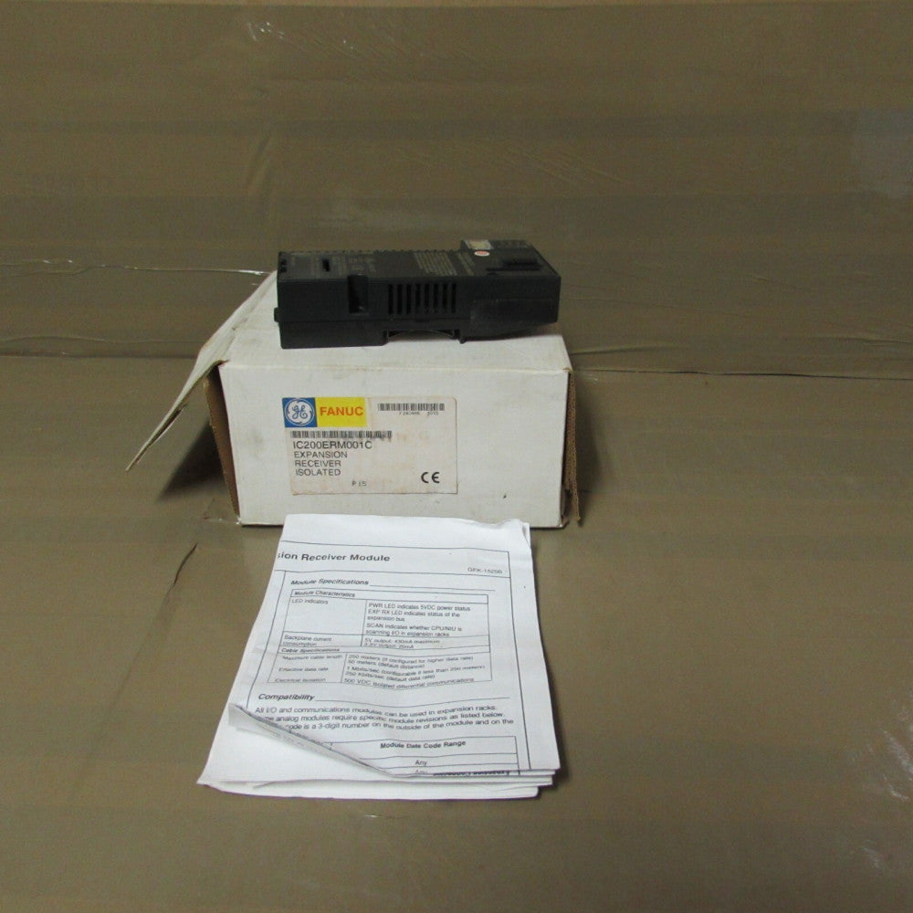GE FANUC, IC200ERM001C, EXPANSION RECEIVER ISOLATED, NIB! MAKE OFFER!
