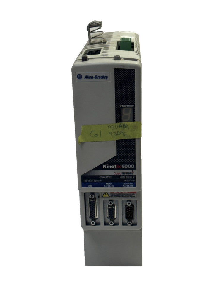 ALLEN BRADLEY 2094-BM02-S KINETIX 6000 AXIS MODEL 00/480 VAC, 6.6 KW, 15 AMP