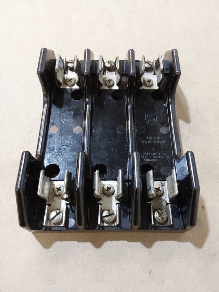 USD 11630 3 Pole Fuse Holder 600 V 30 Amp 