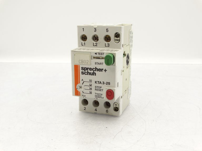 SPRECHER & SCHUH KTA3-25-16A Motor Starter - Used