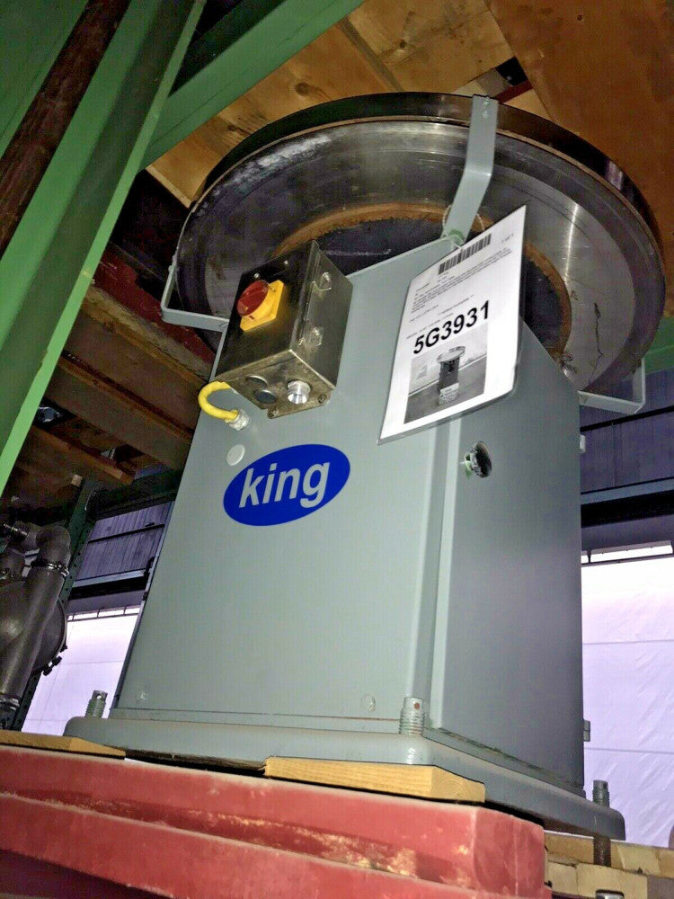 C.E. King 36"Dia. Disc Accumulation Turn Table with KB Genesis AC Variable Speed