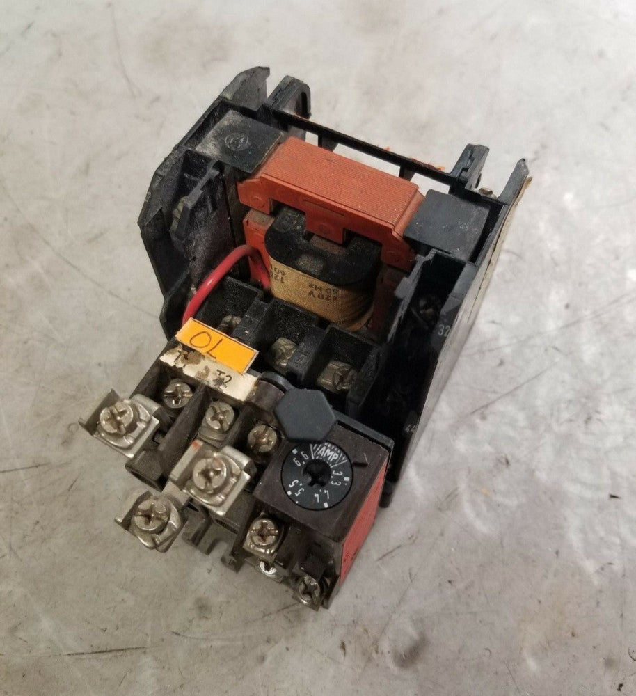KLOCKNER MOELLER SIZE 1 MOTOR STARTER 120 VAC COIL 600V 10 HP 3 PHASE DIL 0-2-NA