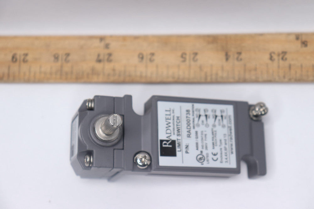 Radwell Heavy Duty Limit Switch Standard Body DPDT 1/2" NPT RAD00738