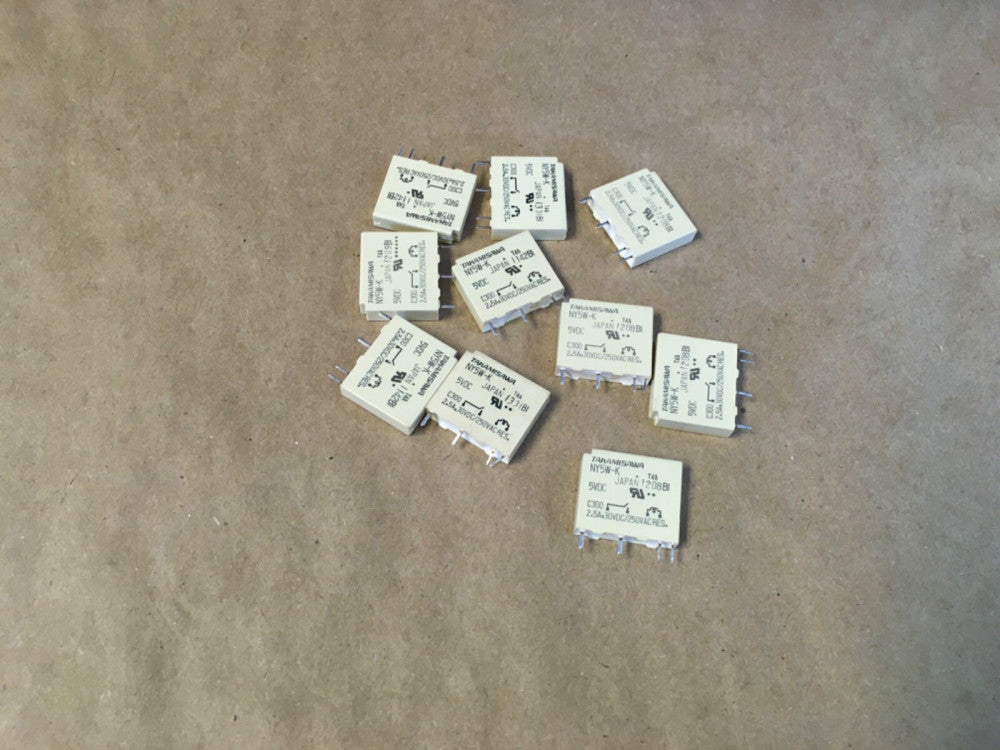 *LOT OF 10* 4pins NY5W-K TAKAMISAWA 5VDC, 5A, 250VAC (KB)
