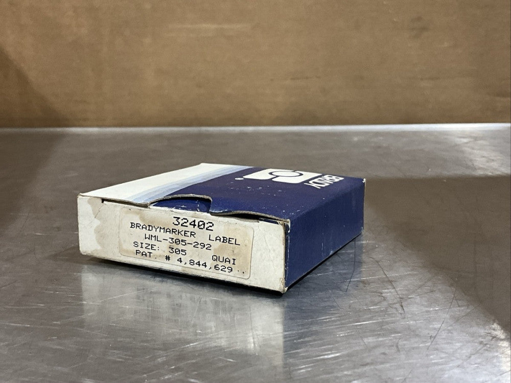 BRADYMARKER LABEL WML-305-292 32402 NOS SURPLUS