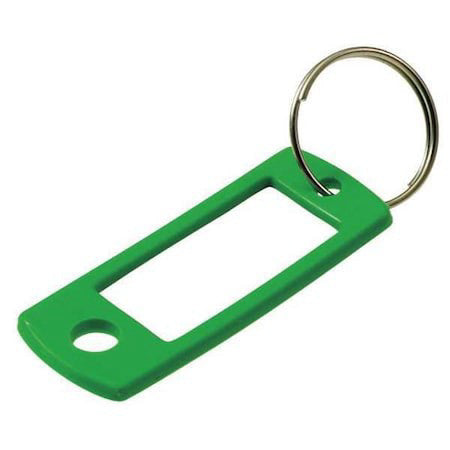 Lucky Line 16950 Key Tag, Multi-Color, Plastic, Split Ring, 50 Pk