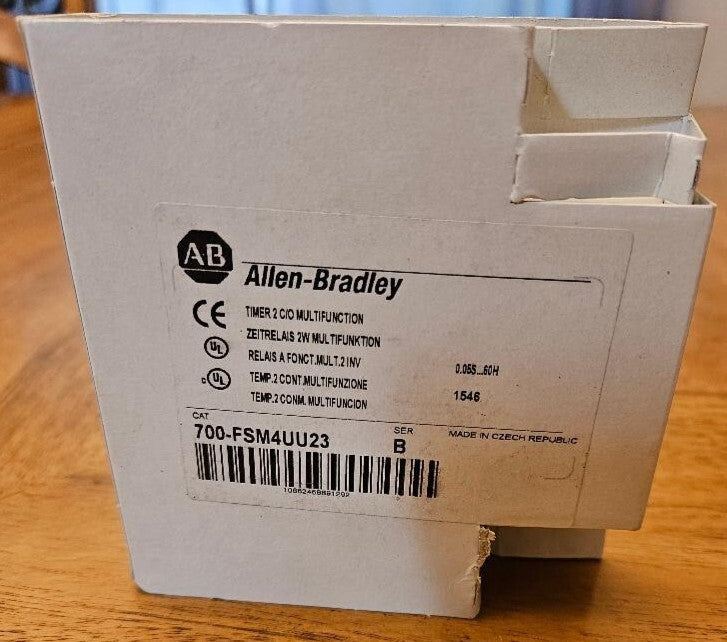 Allen-Bradley 700-FSM4UU23 240VAC/48VDC Multifunctional Timing Relay (Brand New)