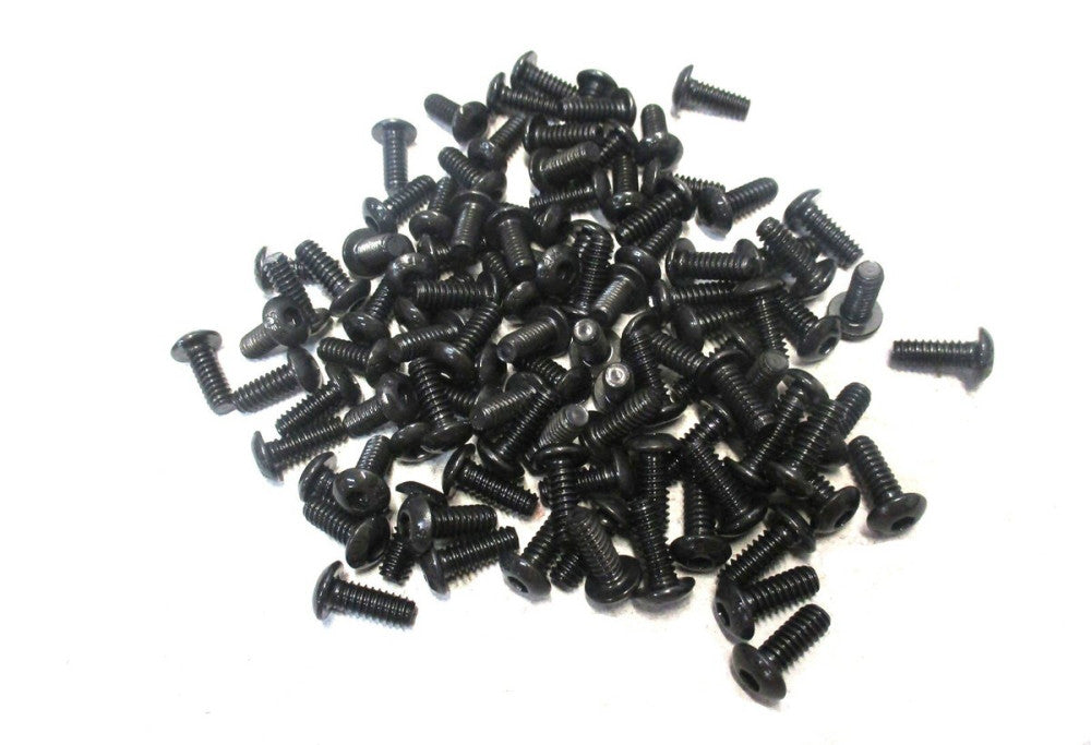 Brighton (201057) #10-24 UNC 1/2" OAL 1/8" Hex Button Cap Screw - Lot of 100