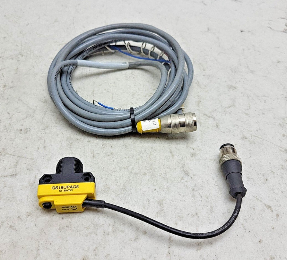 Banner QS18UPAQ5 High Speed Ultrasonic Sensor 4-pin M12 Pigtail w/ Cable 73158