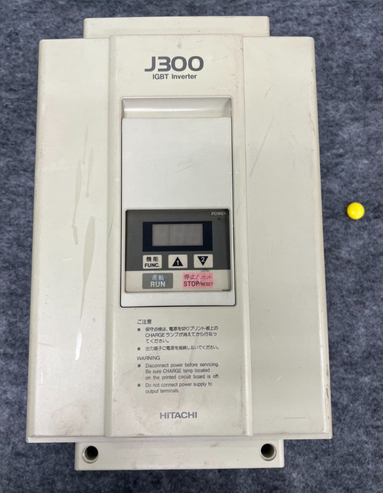 HITACHI J300-055LFU AC DRIVE SER SJ300 7.5HP 5.5KW 24 AMP 230V 3 PHASE