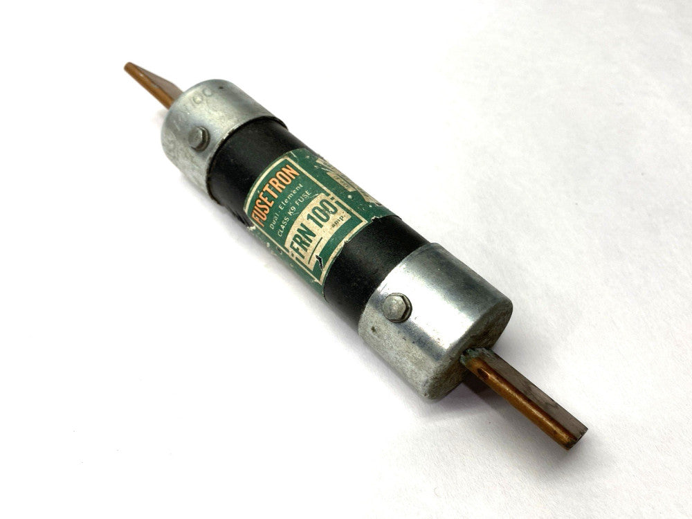 Bussmann Fusetron FRN-R-100 Dual Element Fuse Class K9 250V 100A