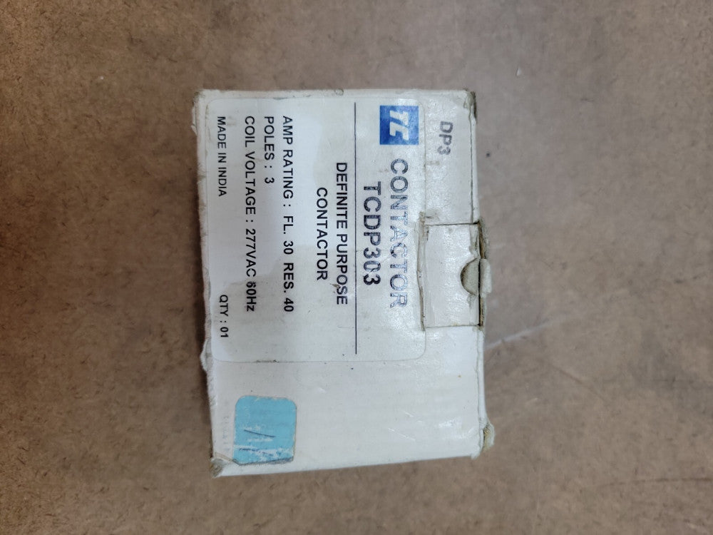 SHAMROCK TCDP303-U6 / TCDP303U6 30A 3P COIL 277 (NEW IN BOX)