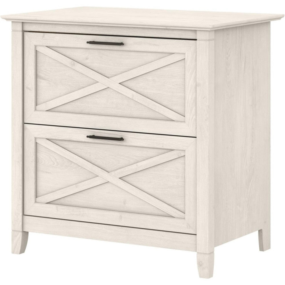  2 Drawer Lateral File Cabinet in Linen White Oak