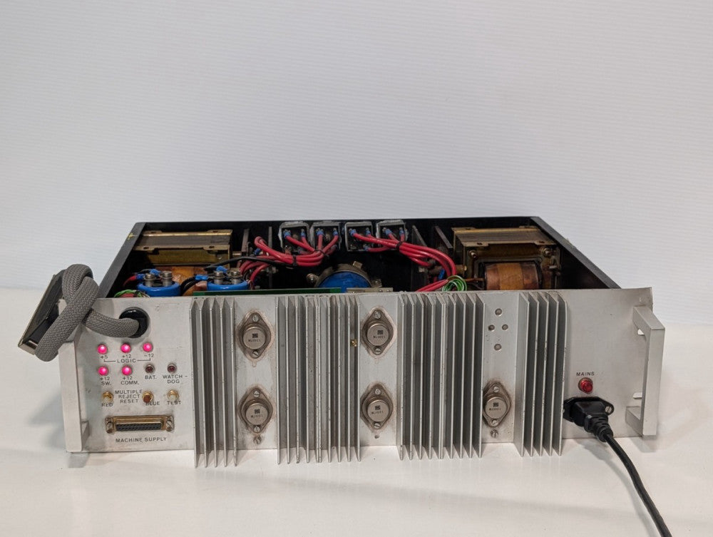Burnett & Rolfe W.08606 Rackmount Power Supply, 115VAC, +5/+12/-12V, DB-25 I/O