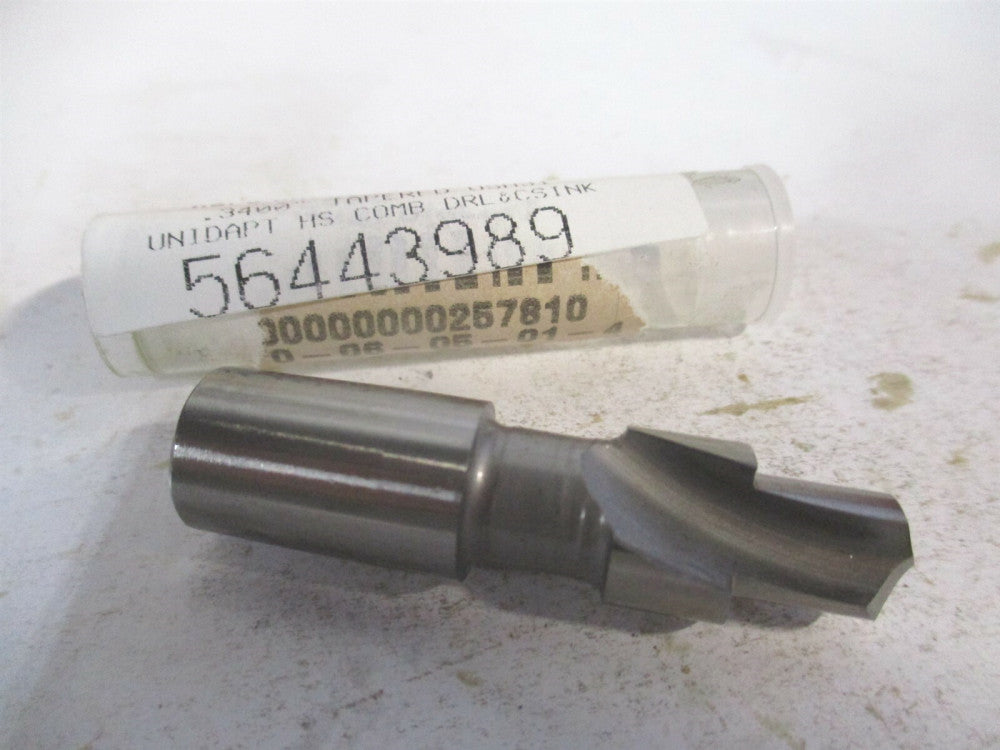 (60-L2-298) 0.34" x 3/8" x 1/2" x 1-15/16" OAL HSS Combo Drill & Counterbore 