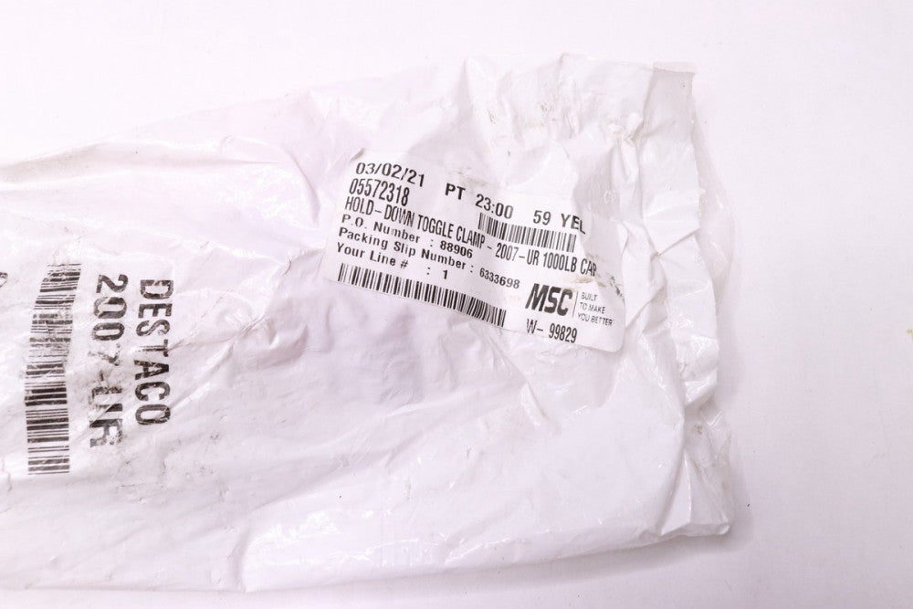 De-Sta-Co U-Bar Flanged Base Vertical Handle 1,000 lb Capacity 05572318
