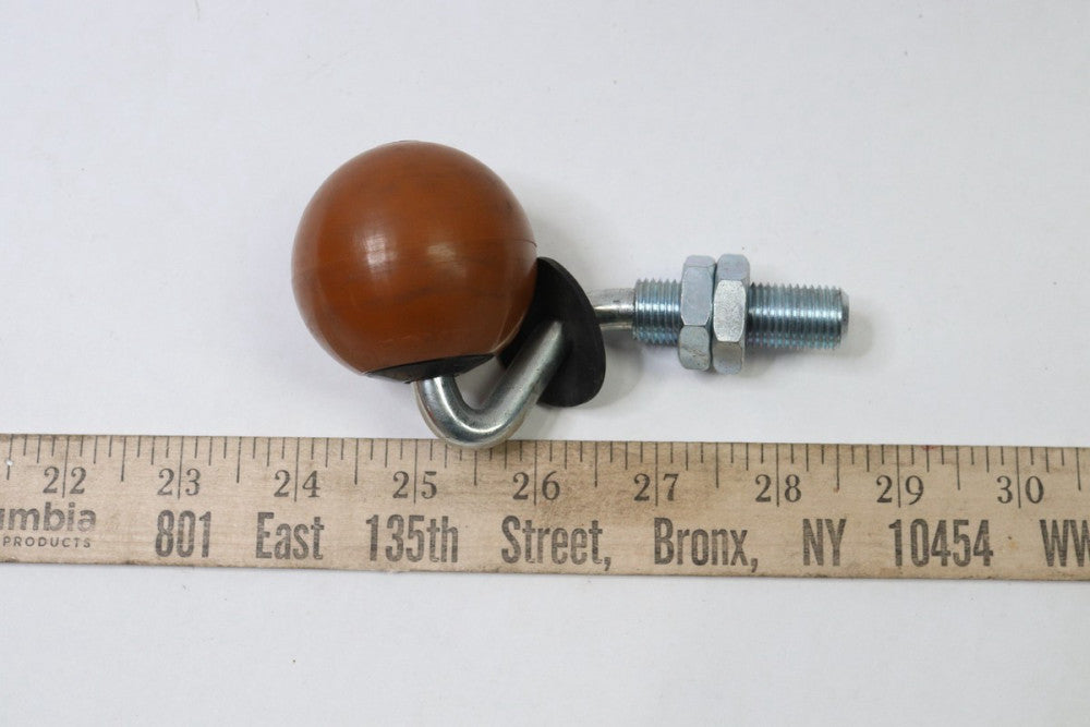 Poly Swivel Stem Caster 2" x 1-7/8" with 9/16"-18 x 1-3/4" Post