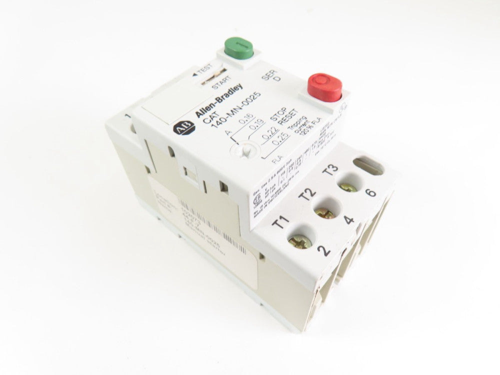 Allen Bradley  140-MN-0025  3Ph 2.5A Manual Motor Starter 0.16-0.25A Range  NEW