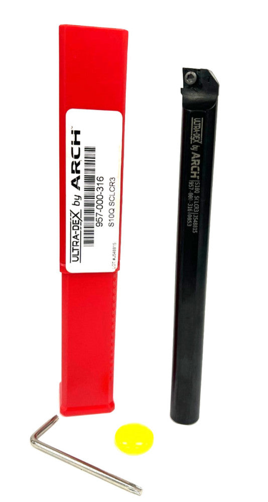 ULTRA-DEX S10Q SCLCR3 INDEXABLE BORING BAR INSERT 3/8" MINIMUM BORE .760